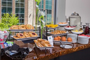 breakfast menu offerings buffet style at The Ark