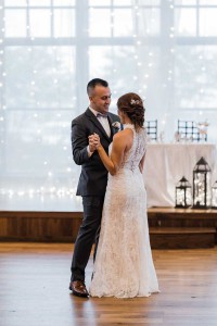 Newlyweds first dance at The Ark in Katy