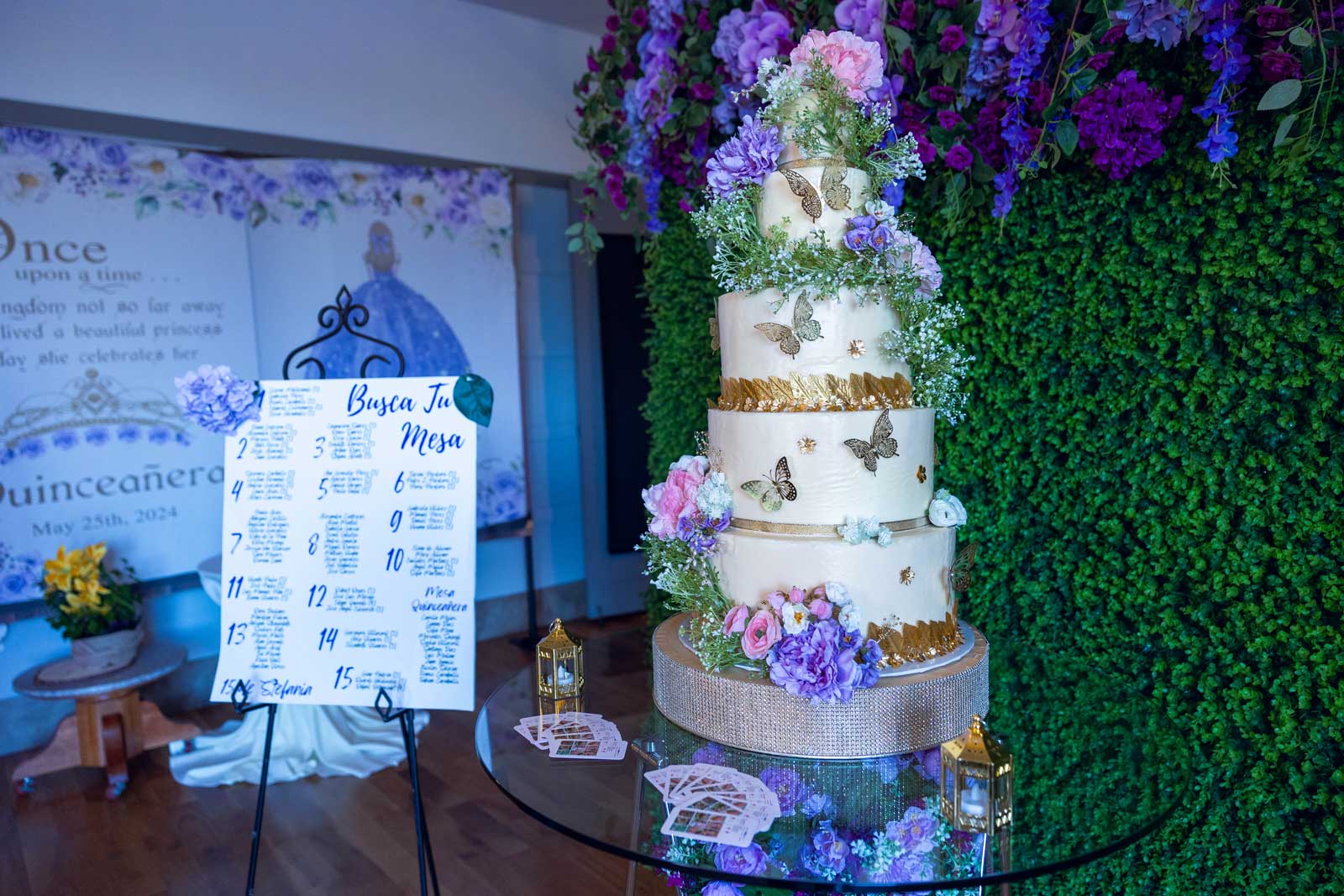 Quinceanera Cake Table